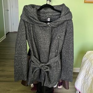 Details Intl Gray Tie Jacket